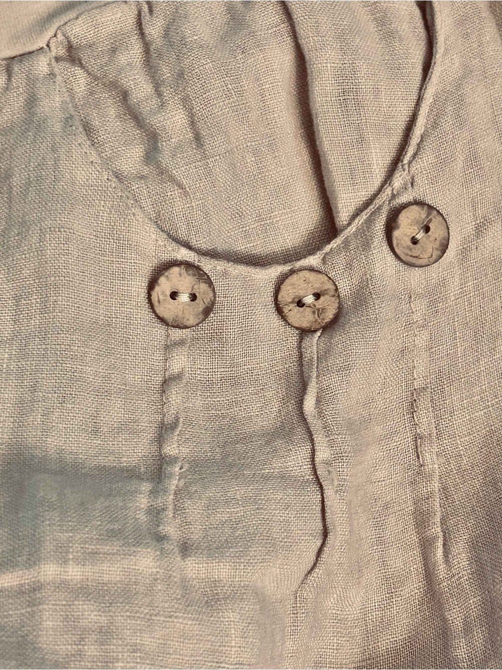 NWT XL Linen Cotton Pants PURO LINO Khaki Tan Wood Extra Large Designer Ankle - Picture 12 of 12